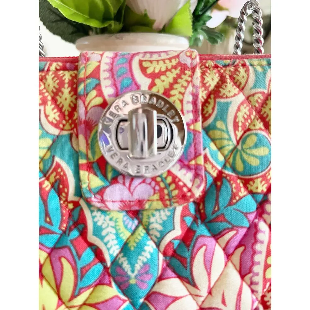 Vera Bradley Paisley in Paradise Turnlock Wallet Quilted - Picture 7 of 7